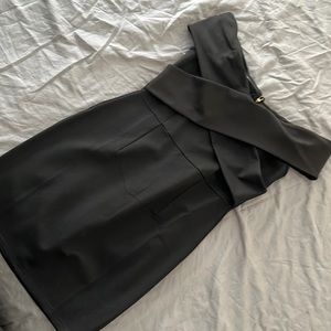 Lulu’s short black cocktail dress